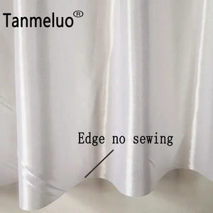 0.8x3M Ice Silk Fabric Table Skirts Pleated-Linen-My Online Wedding Store