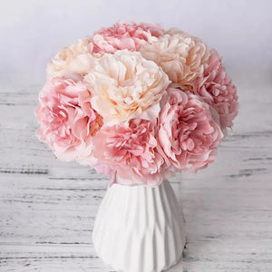 1 Bouquet 5 Heads Artificial Silk Peony Flowers High Quality Hydrangea-Bouquet-My Online Wedding Store