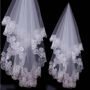1 Layer Wedding Veil-Bridal Accessories-My Online Wedding Store