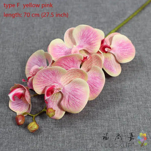 1 Stem Silk Flower Artificial Moth Orchid Butterfly Orchid-Orchids-My Online Wedding Store