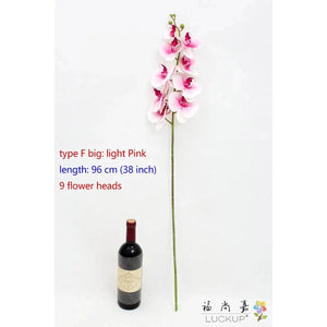 1 Stem Silk Flower Artificial Moth Orchid Butterfly Orchid-Orchids-My Online Wedding Store