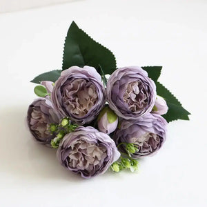 1 bundle Silk Peony bouquet-Bouquet-My Online Wedding Store