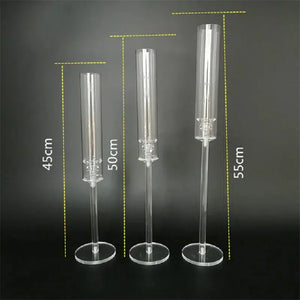 10 sets of 3 - Acrylic candlestick Centrepieces-Candlestick-My Online Wedding Store