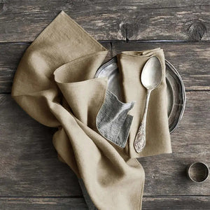 100% French Flax Napkin Stonewashed Pure Linen Cloth-Linen-My Online Wedding Store
