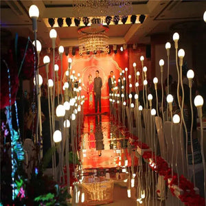 10m Per Lot 1.2m Wide Shine Silver Mirror Carpet Aisle Runner-My Online Wedding Store
