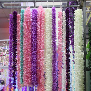 10pcs 2M/3M Orchid Rattan Artificial Silk Flower Vine-Garland-My Online Wedding Store