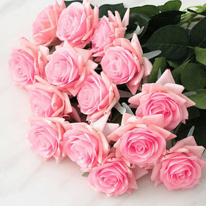 11PCS Artificial Flower Feel Moisturizing Rose DIY Bridal Bouquet-Bouquet-My Online Wedding Store
