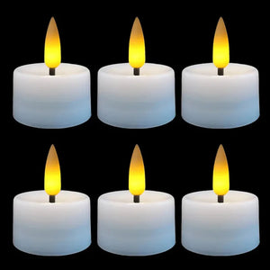 12/6pcs Flashing LED Candles Battery Powered Flickering Flameless Candles-Candles-My Online Wedding Store