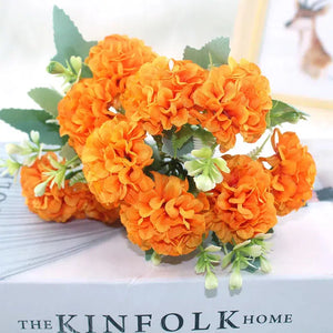 15 flower head silk hydrangea artificial flower-Bouquet-My Online Wedding Store