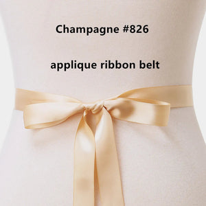 (1PC) Luxury Rhinestones Wedding Dress Belt Silver Crystal Bridal Sash-Wedding Belt-My Online Wedding Store