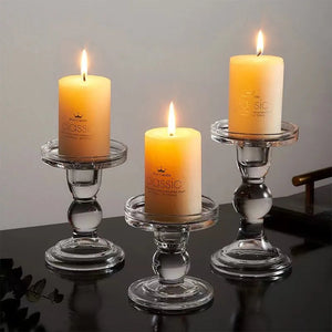 1pc 3.46 / 4.52 / 5.51 in Glass Candle Holders Set-Centrepiece-My Online Wedding Store