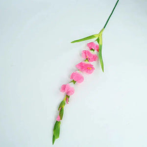 1pc 8 heads Iris gladiolus Long Branch Artificial Silk Flowers-My Online Wedding Store