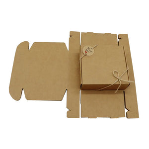 24Pcs/Lot New Craft Paper Box Kraft Cardboard Wedding Favor Gift Boxes Recyclable-Wedding Favours-My Online Wedding Store