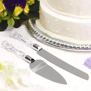 2Pcs Cake Shovel Set Stainless Steel Server-My Online Wedding Store