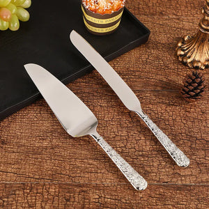 2pc Palace silver plated cake knife shovel-My Online Wedding Store
