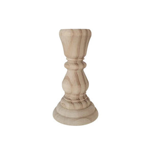 3 Sizes Candle Holders Retro Unpainted Wood Classic Craft Candle Holders-Centrepiece-My Online Wedding Store