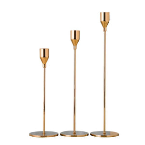 3Pcs/Set Chinese Style Metal Candle Holders Candlestick-Centrepiece-My Online Wedding Store