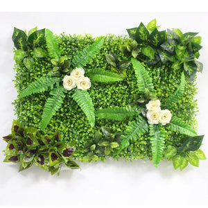 40x60cm 3D Green Artificial Plants Wall Panel Plastic Outdoor Lawns-Backdrops-My Online Wedding Store