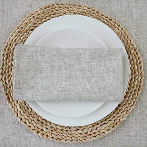 4PCS Cotton Linen Napkins Wedding Dinner Solid Color Table Napkin-Linen-My Online Wedding Store