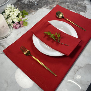 4PCS/SET Linen Wedding Dinner Cloth Napkins 40x40cm Solid Color-Linen-My Online Wedding Store