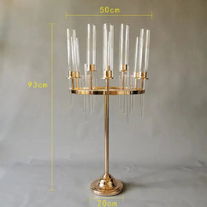 4pcs/6pcs/10pcs 9 Heads Metal Candlestick Holders-Candelabra-My Online Wedding Store