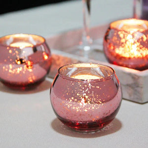6/12 Pcs Mercury Glass Candle Holders Votive Tealight Candlestick VOTIVE-Centrepiece-My Online Wedding Store