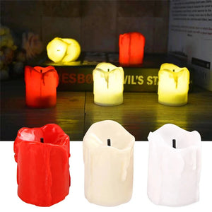 6/12PCS LED Electronic Candle Flameless Candle Light Bulb Battery Operated-Candles-My Online Wedding Store