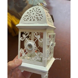 6Color 10*21cmDecor Metal Wall Hanging Candle Holders Glass-Wedding lanterns-My Online Wedding Store