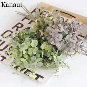 6pcs bunch artificial eucalyptus bouquet-Greenery-My Online Wedding Store