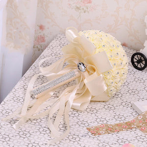Artificial Bridal Bouquet Handmade Beauty Foam Roses-Bouquet-My Online Wedding Store