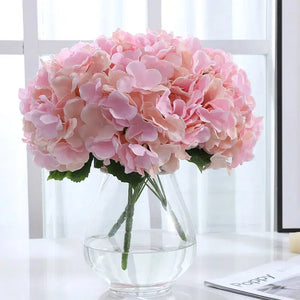 Artificial Flower for Decoration 5 Heads Silk Hydrangea-Bouquet-My Online Wedding Store