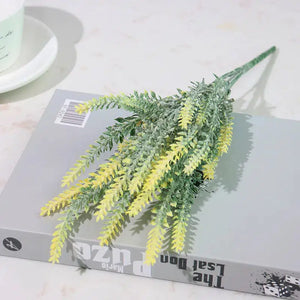 Artificial Flowers Flocked Plastic Lavender Bundle-My Online Wedding Store