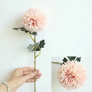 Artificial Flowers Pompom Dandelion Flowers Silk-Bouquet-My Online Wedding Store