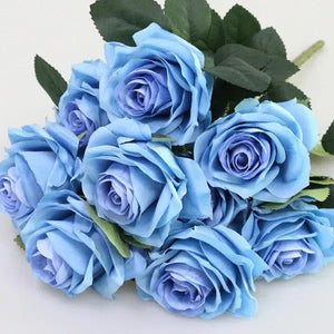 Artificial silk 1 Bunch French Rose Floral Bouquet-Bouquet-My Online Wedding Store