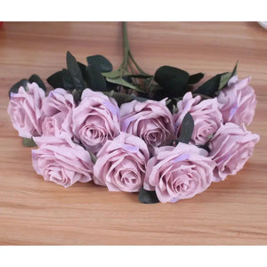 Artificial silk 1 Bunch French Rose Floral Bouquet-Bouquet-My Online Wedding Store