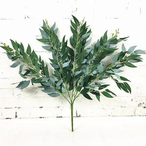 Artificial willow bouquet leaves-Home & Garden > Artificial Plants-My Online Wedding Store