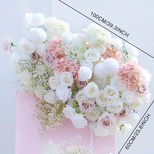 Backdrop 5D Purple Floral Arrangement Rose Pink Hydrangea Arch-Floral Arrangements-My Online Wedding Store