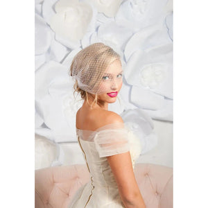 Birdcage Veil Two Layers wedding veil bride-Bridal Accessories-My Online Wedding Store