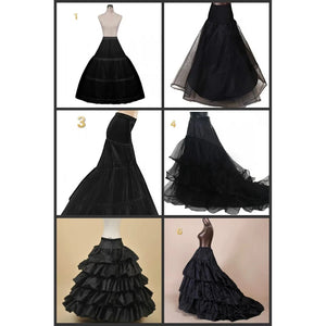 Black Petticoats underskirt-Bridal Accessories-My Online Wedding Store