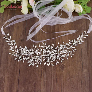 Bridal Belt Rhinestone Silver Diamond-Wedding Belt-My Online Wedding Store
