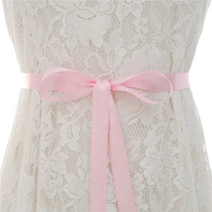 Crystal Bridal Sash Rhinestones Pearls Wedding Belt Satin-Wedding Belt-My Online Wedding Store