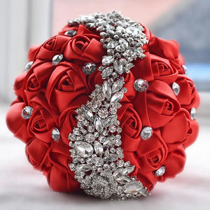 Crystal Wedding Bouquet Brooch bouquet wedding accessories-Bouquet-My Online Wedding Store
