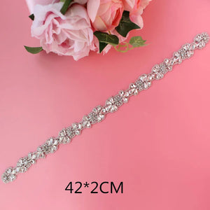 Crystal belt, wedding dress accessories-Wedding Belt-My Online Wedding Store