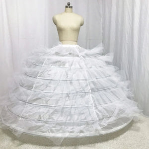 Designer Wedding Petticoat six liu Layer with Hard Tulle for Puffy Wedding Gown-Bridal Accessories-My Online Wedding Store
