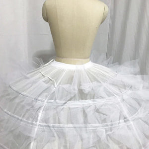 Designer Wedding Petticoat six liu Layer with Hard Tulle for Puffy Wedding Gown-Bridal Accessories-My Online Wedding Store