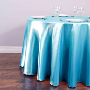 Elegant Satin Tablecloths | Round-Linen-My Online Wedding Store