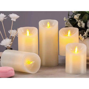 Flameless Candles Battery Operated Pillar Real Wax LED Candle-Candles-My Online Wedding Store