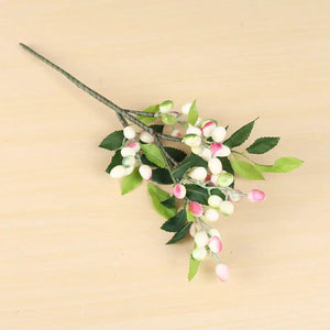 Foam Artificial Berry Branch Flower Black Fruit-Berries-My Online Wedding Store