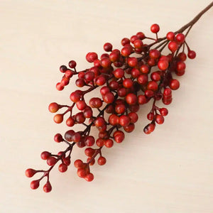 Foam Artificial Berry Branch Flower Black Fruit-Berries-My Online Wedding Store