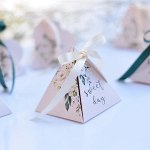 Gift Box Triangular Pyramid Small Boxes-Wedding Favours-My Online Wedding Store